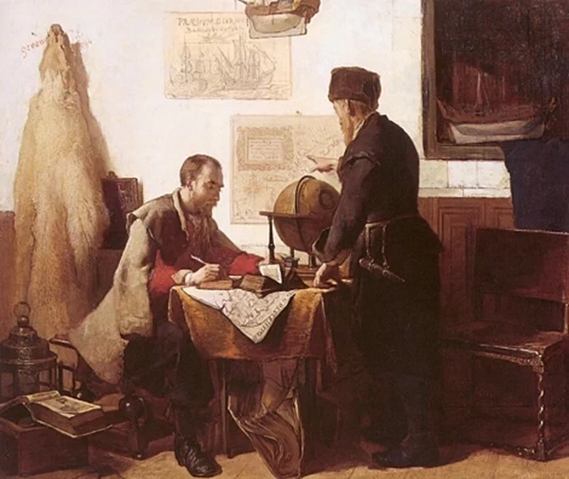 Heemskerck e Barents stanno preparando la loro seconda spedizione nel Nord